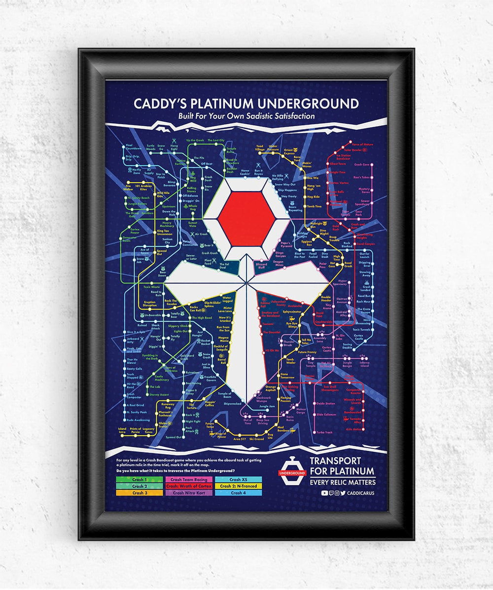 Caddy's Platinum Underground Posters by Caddicarus - Pixel Empire