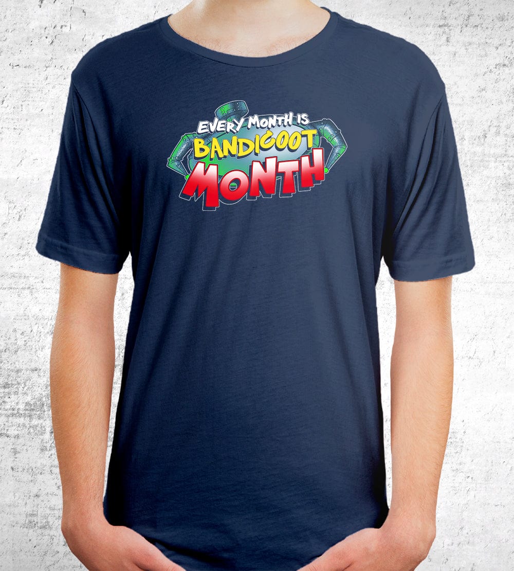 Bandicoot Month T-Shirts by Caddicarus - Pixel Empire