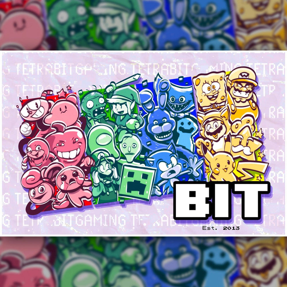 TetraBit Anniversary Poster - LIMITED EDITION Posters by TetraBitGaming - Pixel Empire
