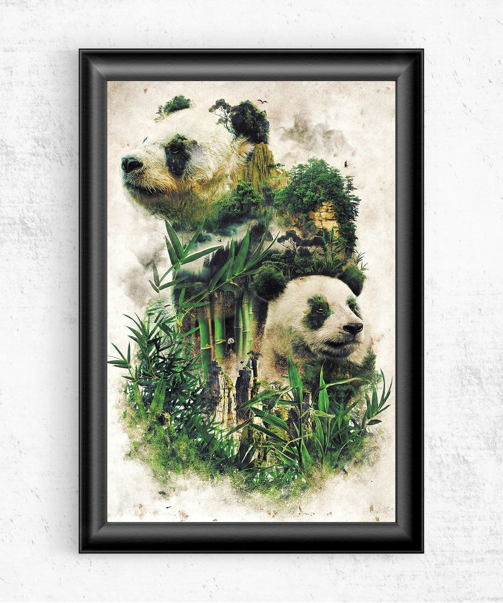 Panda Montage Posters by Barrett Biggers - Pixel Empire
