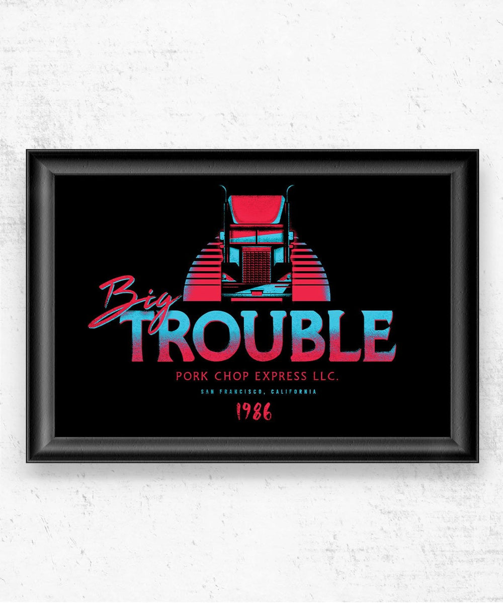 Big Trouble Trucking Posters by Barrett Biggers - Pixel Empire
