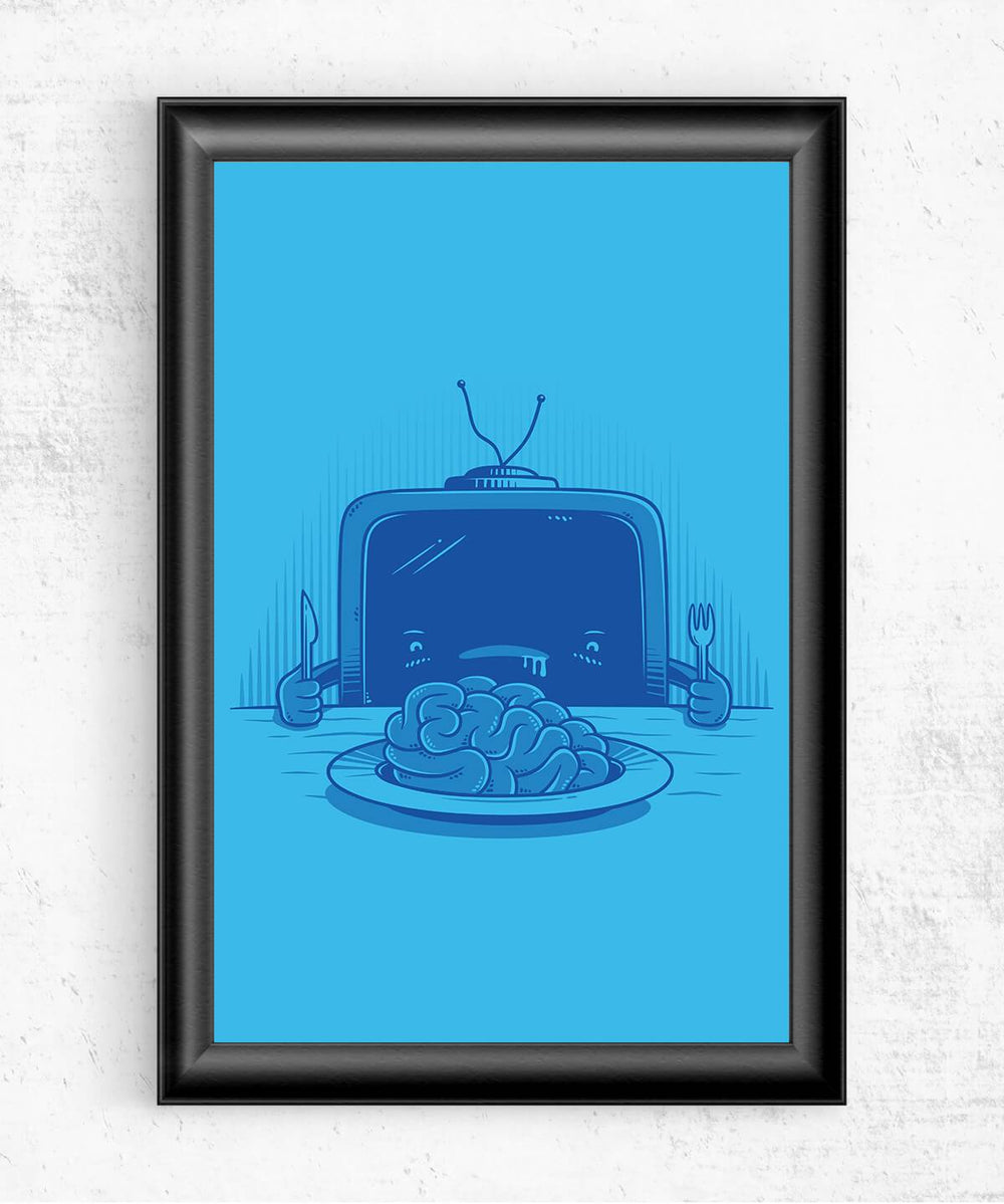 Brain Eater Posters by Elia Colombo - Pixel Empire