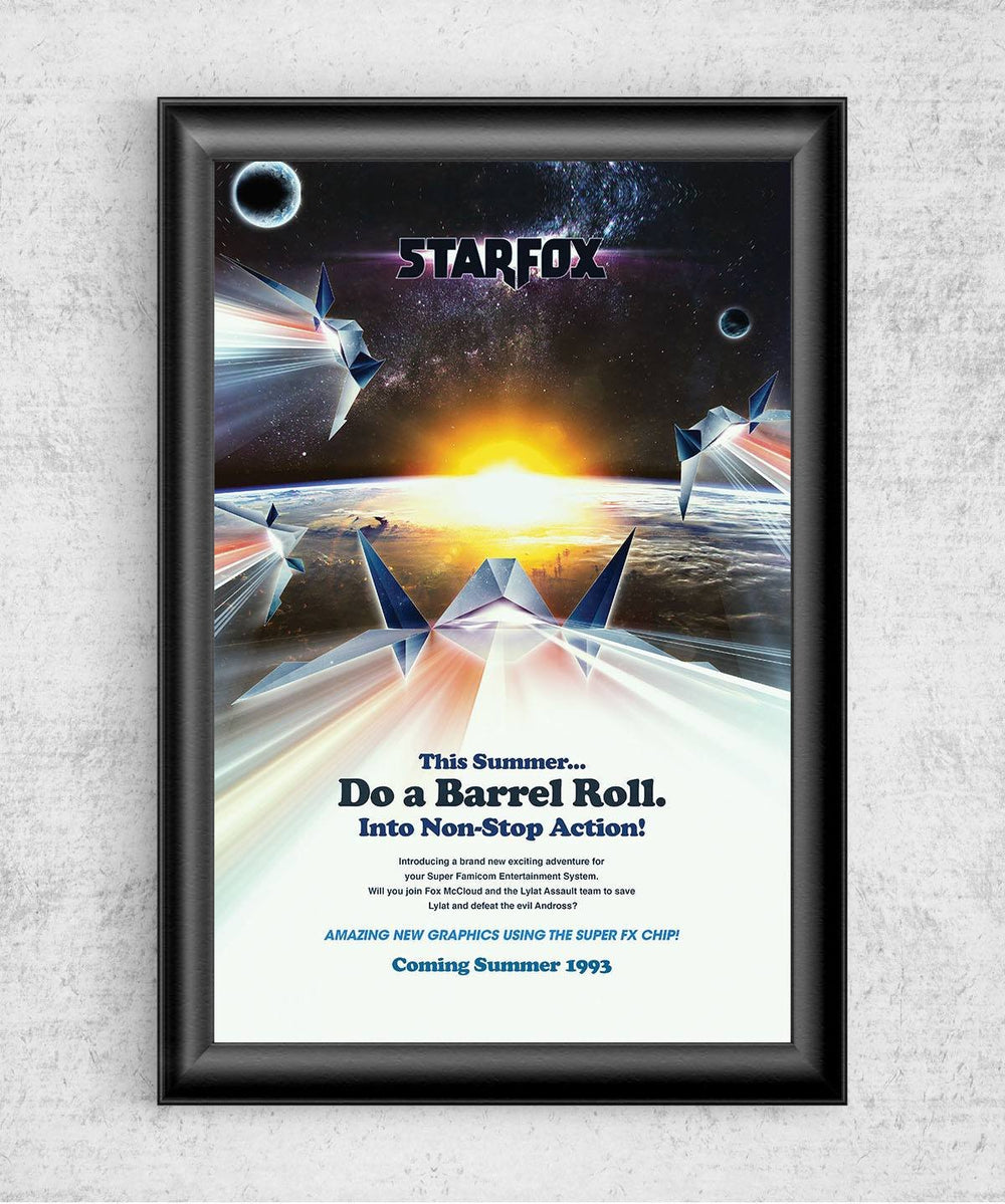 Do a Barrel Roll Posters by Barrett Biggers - Pixel Empire