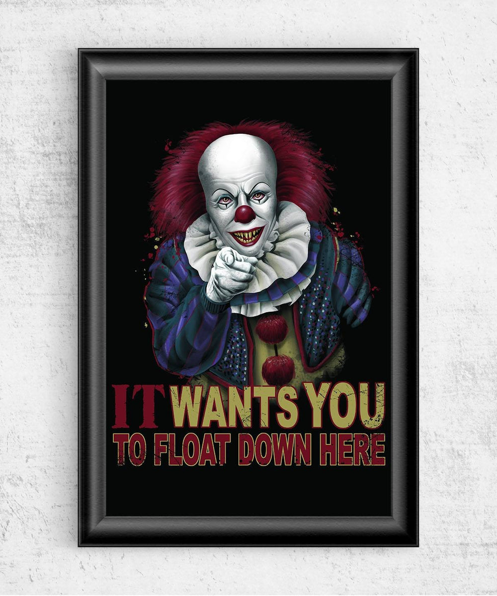Float Down Here Posters by Saqman - Pixel Empire
