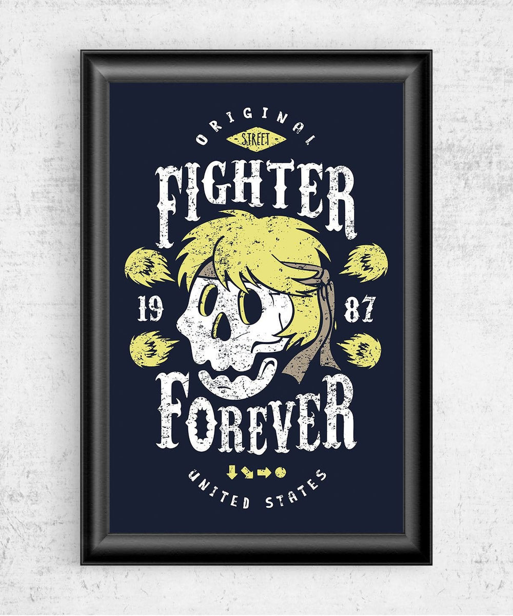 Fighter Ken Forever Posters by Olipop - Pixel Empire