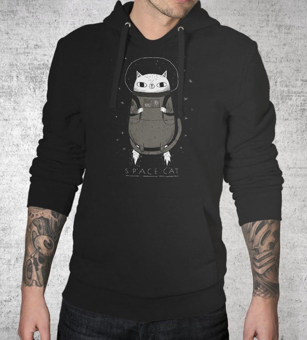 Space Cat Hoodies by Louis Roskosch - Pixel Empire