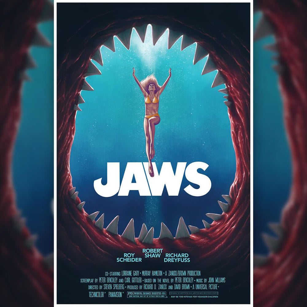 Jaws - Nick Charge Posters by Nick Charge - Pixel Empire
