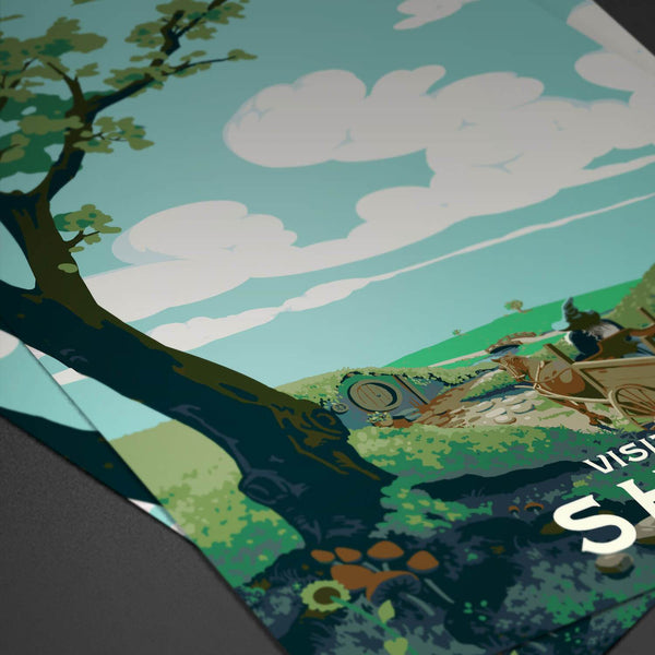 Visit The Shire Posters by Mathiole - Pixel Empire
