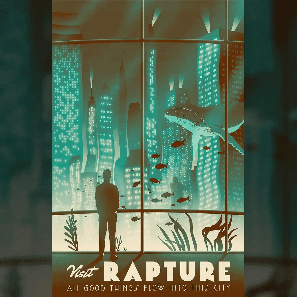 Visit Rapture Posters by Mathiole - Pixel Empire