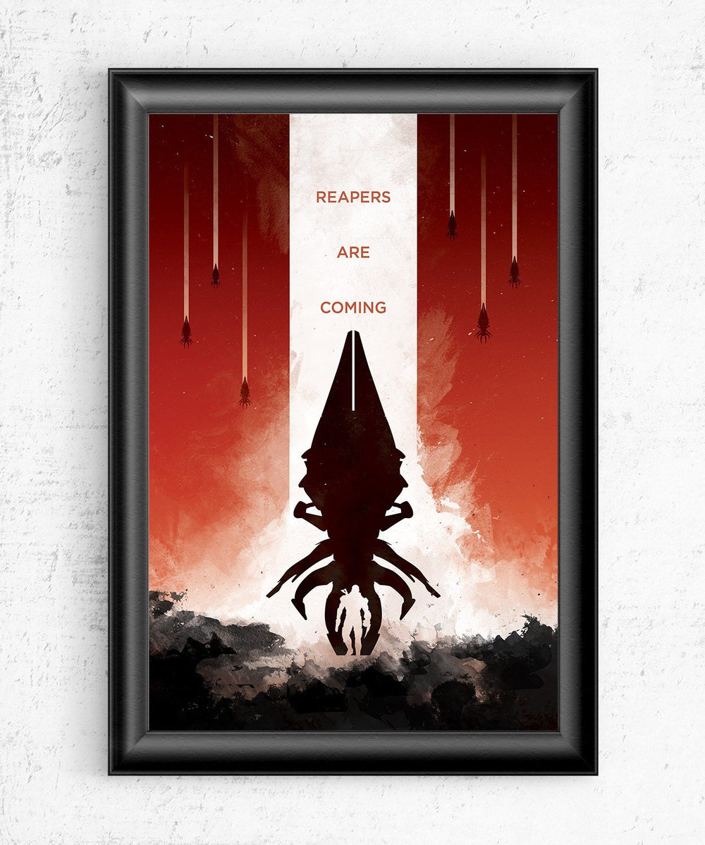 Mass Effect - Reapers Are Coming Posters by Dylan West - Pixel Empire