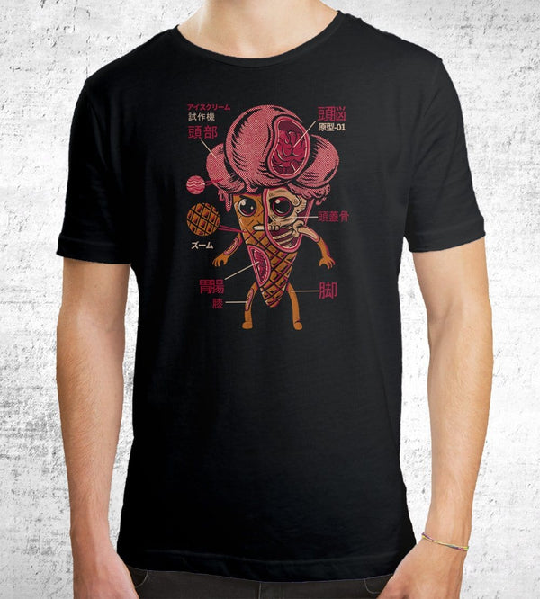 Ice Cream Kaiju T-Shirts by Ilustrata - Pixel Empire