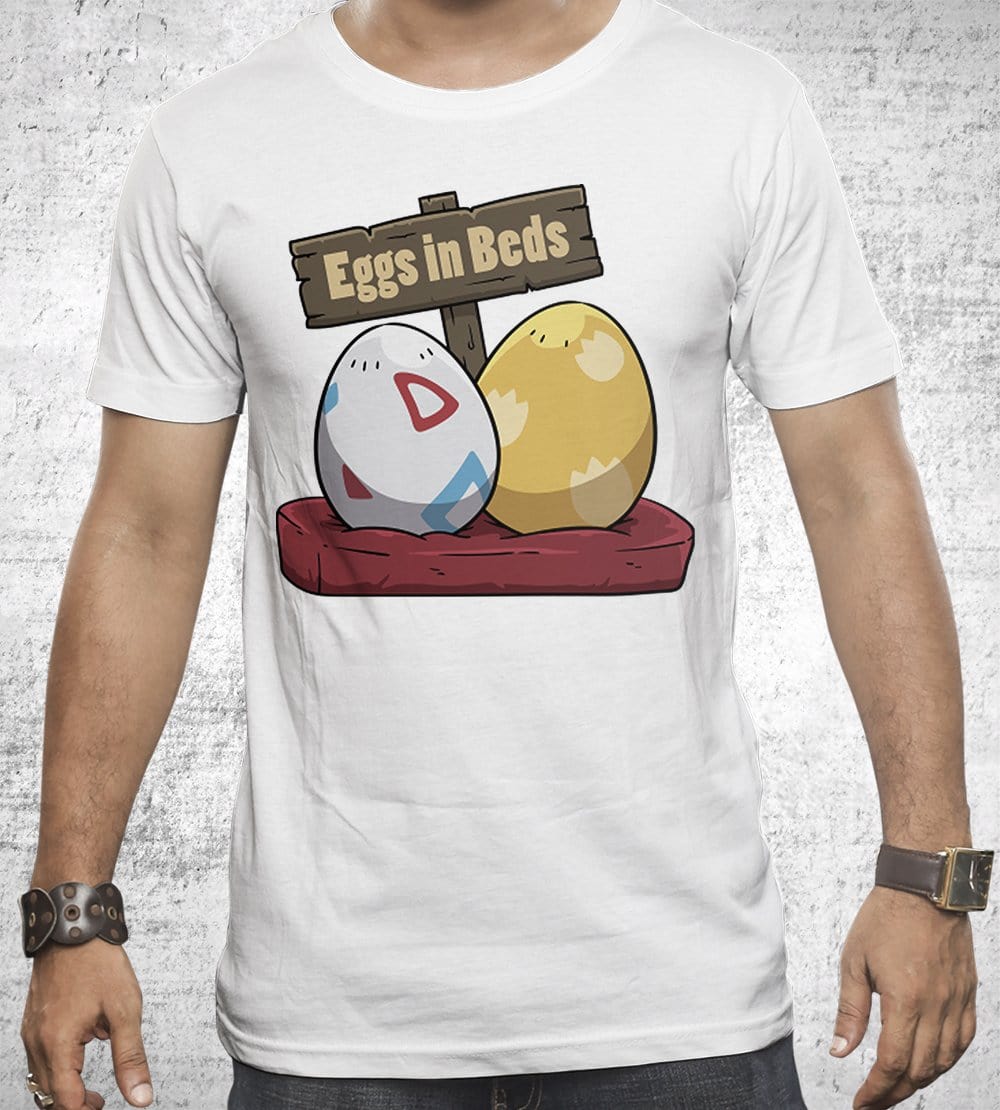 Eggs in Beds T-Shirts by Dobbs - Pixel Empire