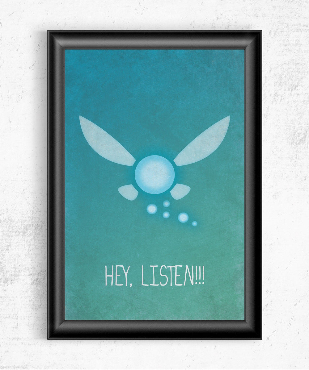Hey Listen! Posters by Dylan West - Pixel Empire