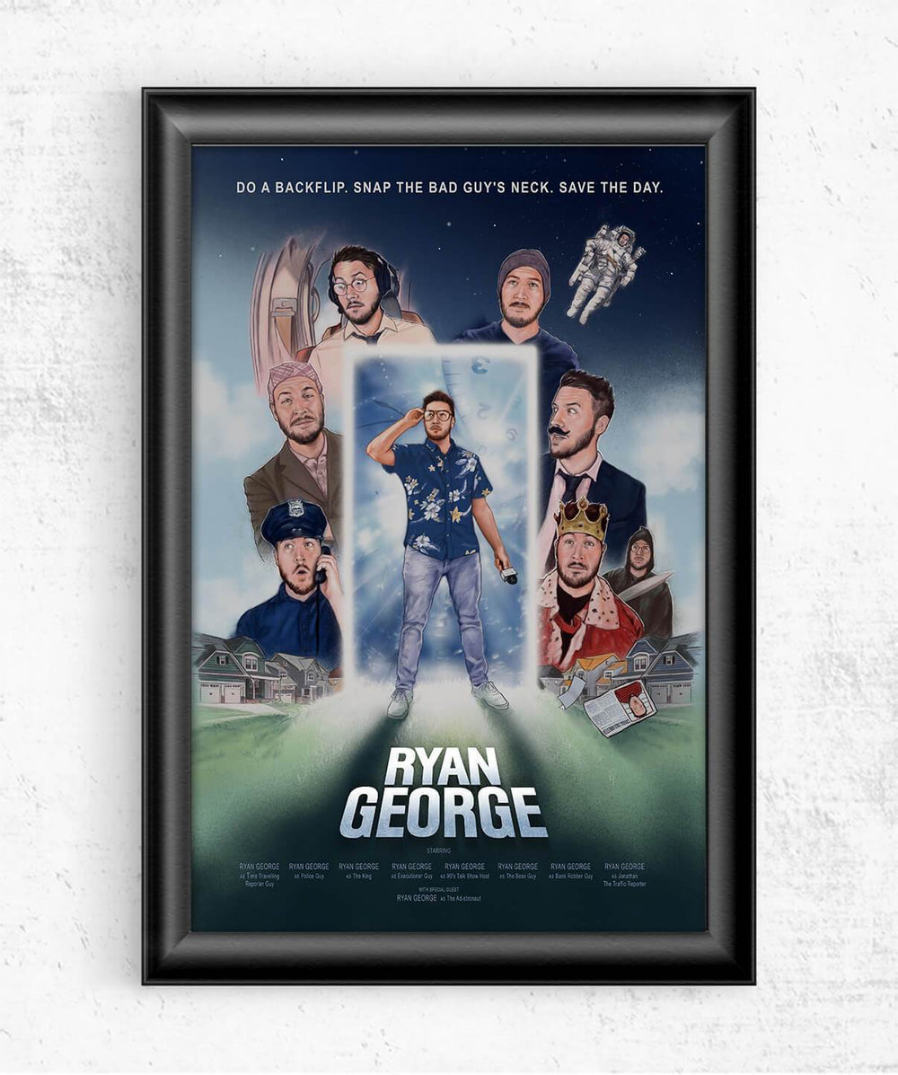 Ryan George Free 2021 Poster Posters by Pixel Empire - Pixel Empire