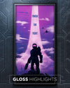 Finish the Fight (Midnight Variant) - Gloss Highlights Posters by Dylan West - Pixel Empire