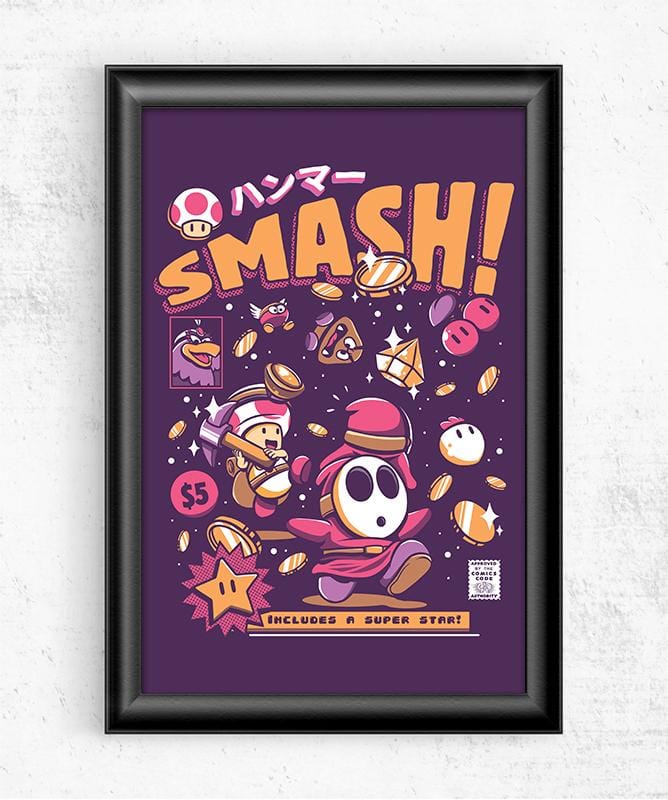 Captain Smash Posters by Ilustrata - Pixel Empire