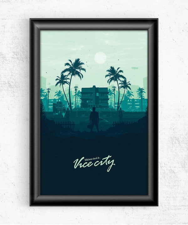 Welcome to Vice City Set Posters by Mbdsgns - Pixel Empire