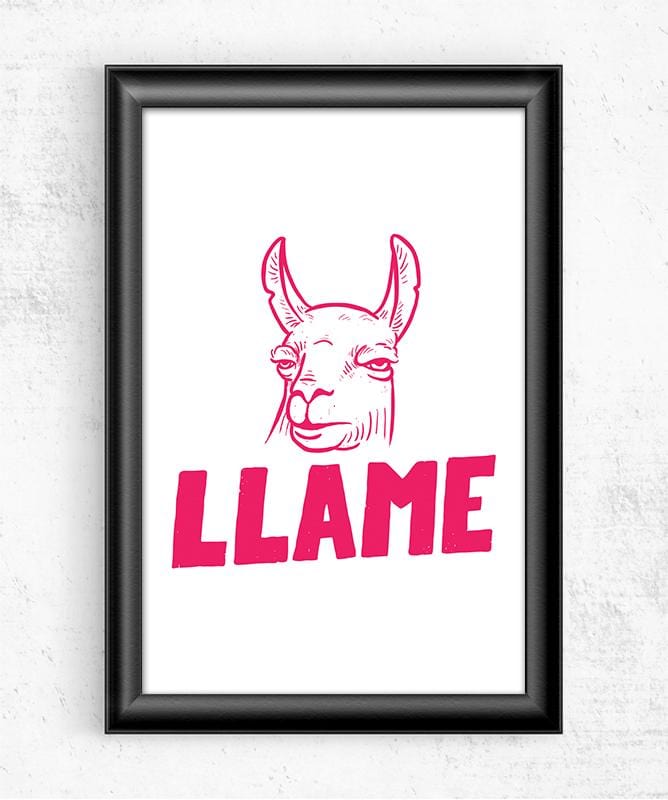 Llame Posters by Mathijs Vissers - Pixel Empire