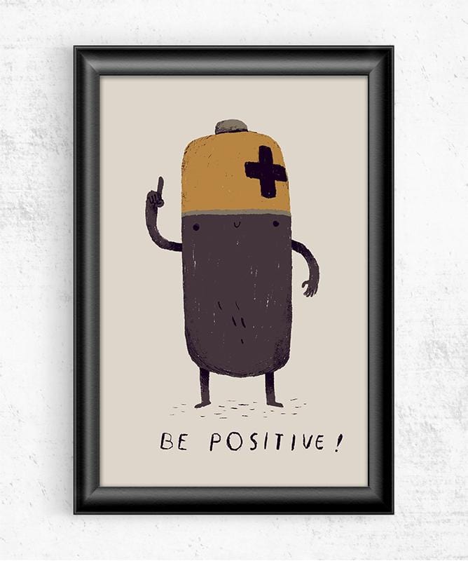 Be Positive Posters by Louis Roskosch - Pixel Empire