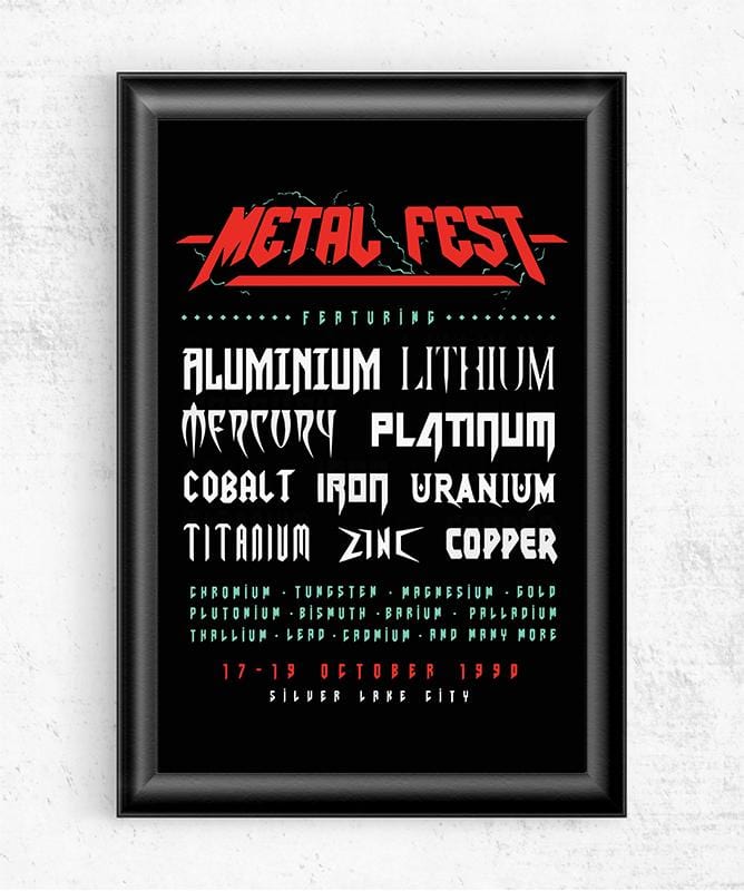 Metal Fest Posters by Grant Shepley - Pixel Empire