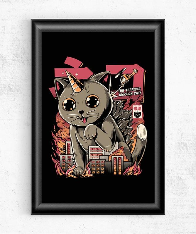 Cat Kojira Posters by Ilustrata - Pixel Empire