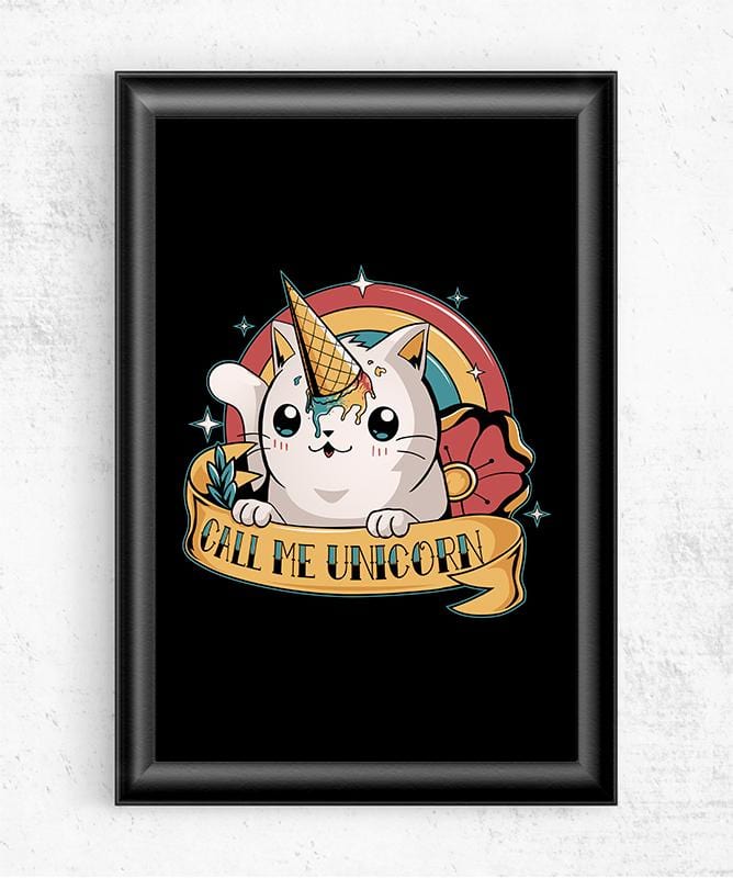 Call Me Unicorn Posters by Typhoonic - Pixel Empire