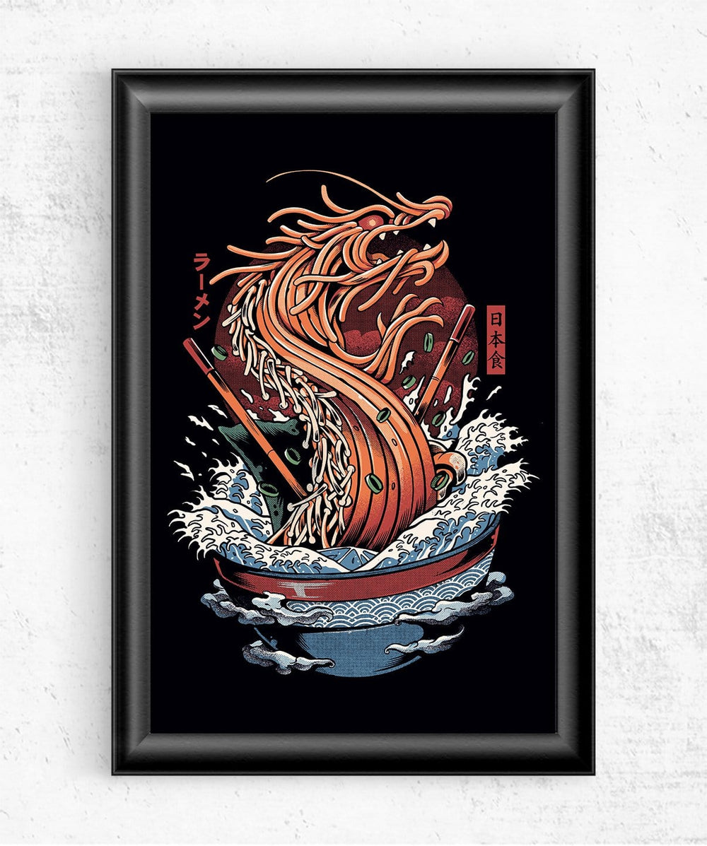 Dragon Ramen Posters by Ilustrata - Pixel Empire