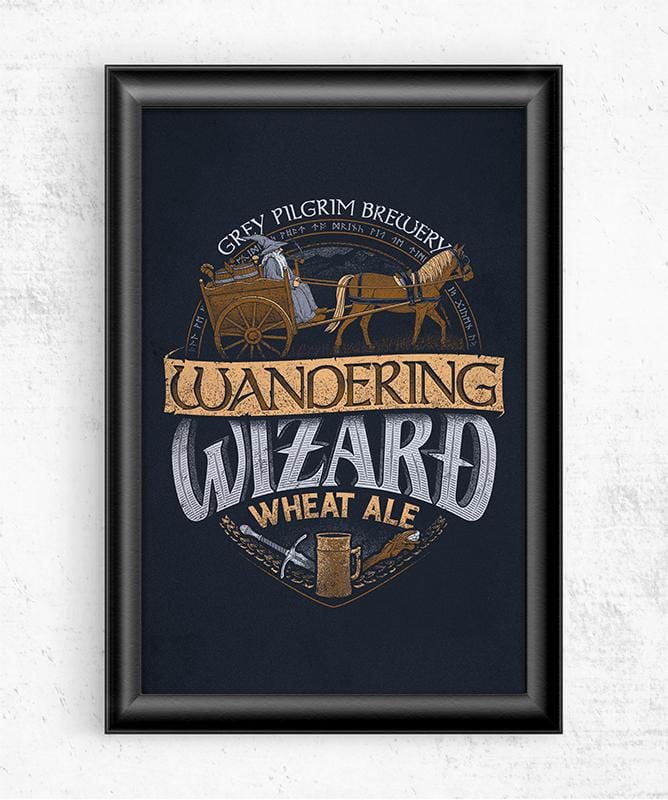 Wandering Wizard Wheat Ale Posters by Cory Freeman Design - Pixel Empire
