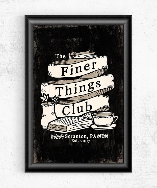Finer Things Club Posters by Ronan Lynam - Pixel Empire