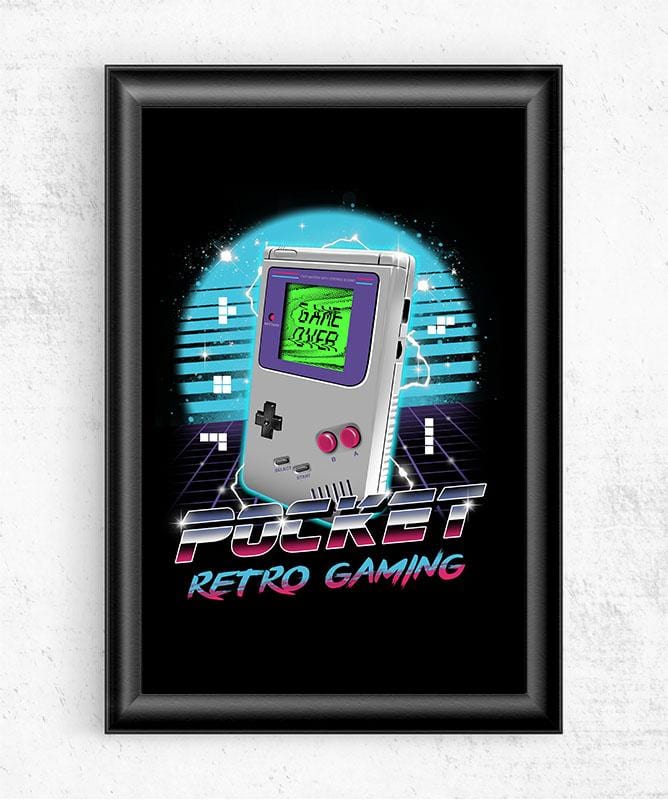 Pocket Retro Gaming Posters by Vincent Trinidad - Pixel Empire