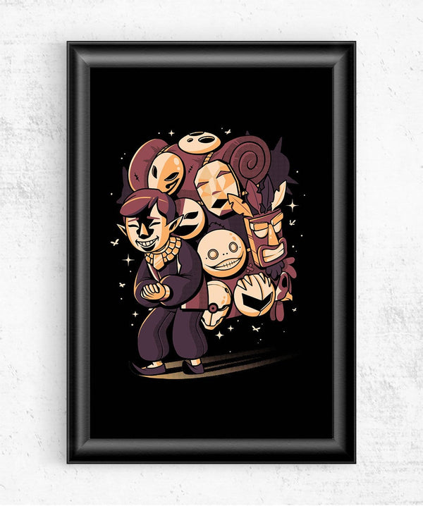 Mask Salesman Posters by Ilustrata - Pixel Empire