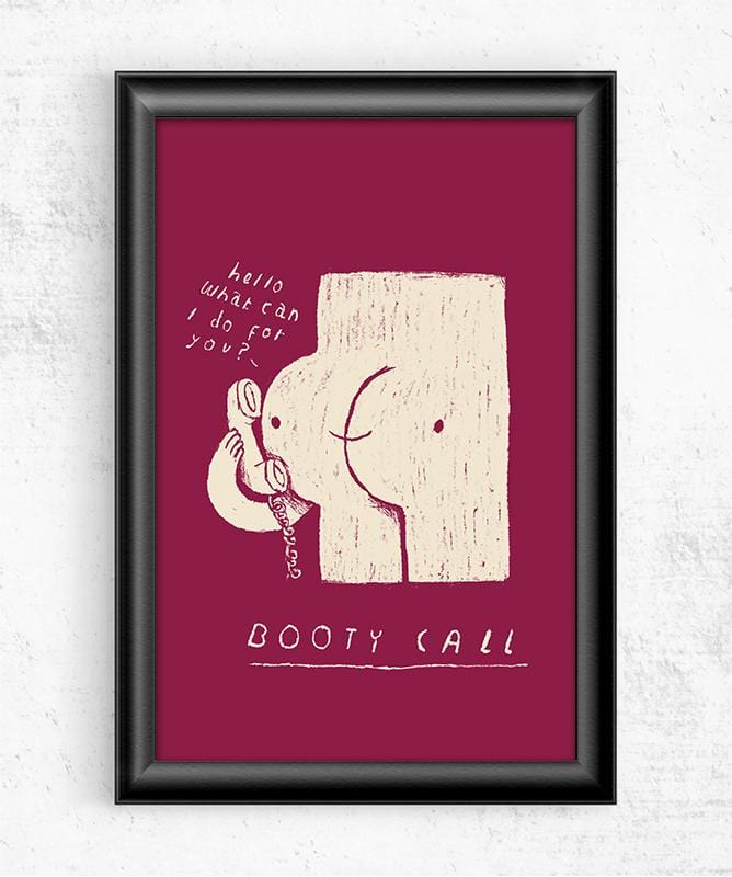 Booty Call Posters by Louis Roskosch - Pixel Empire