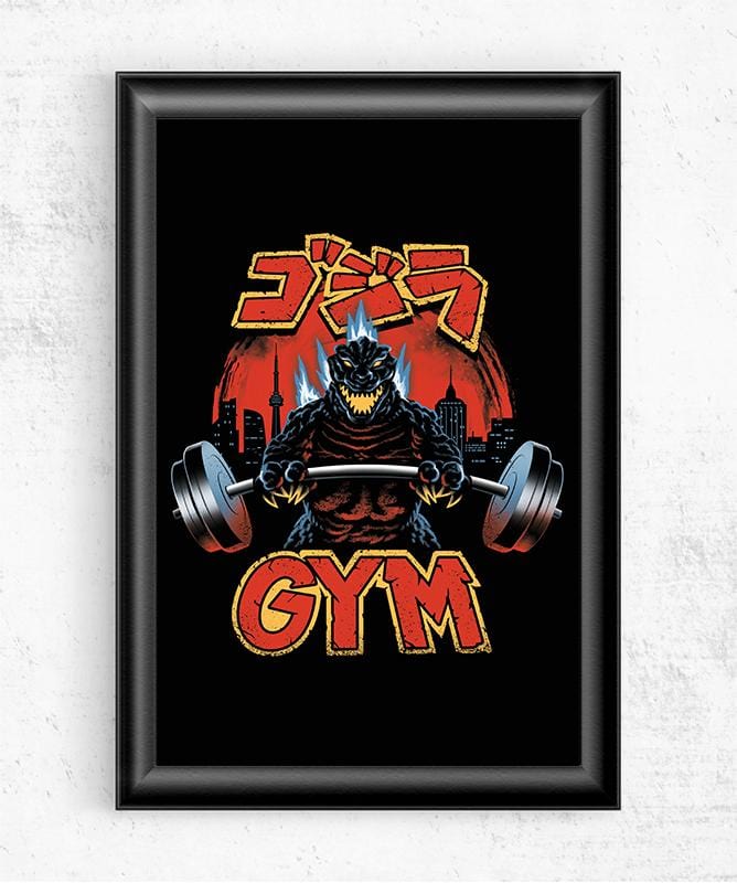 Zilla Gym Posters by Vincent Trinidad - Pixel Empire