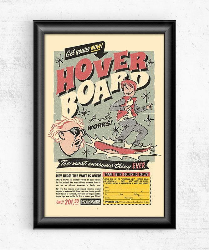 Hoverboard Posters by Mathiole - Pixel Empire