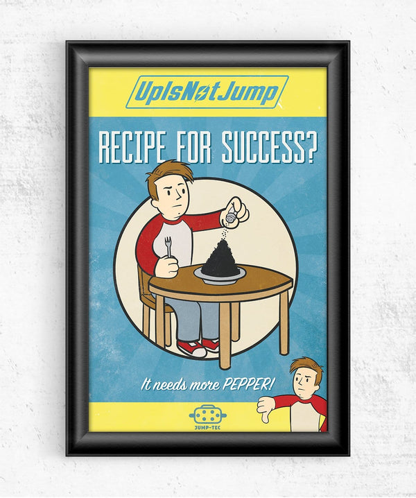 Recipe For Success? Posters by UpIsNotJump - Pixel Empire