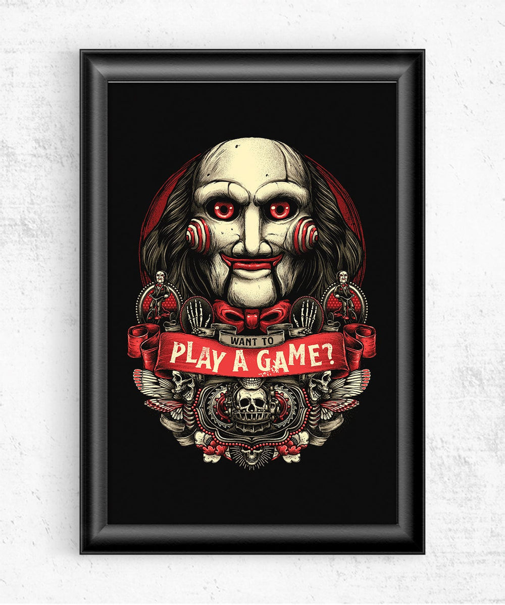 Want To Play A Game Posters by Glitchy Gorilla - Pixel Empire