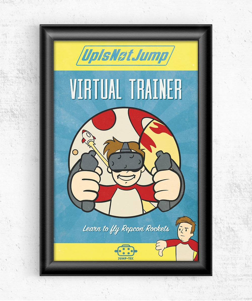 Virtual Trainer Posters by UpIsNotJump - Pixel Empire