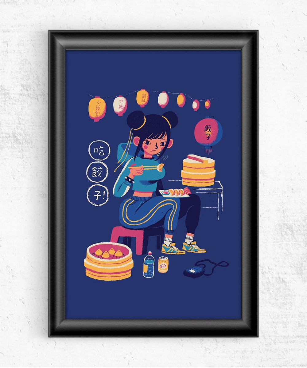 Chun Li's Dumplings Posters by Louis Roskosch - Pixel Empire