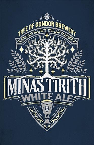 Minas Tirith White Ale Posters by Cory Freeman Design - Pixel Empire