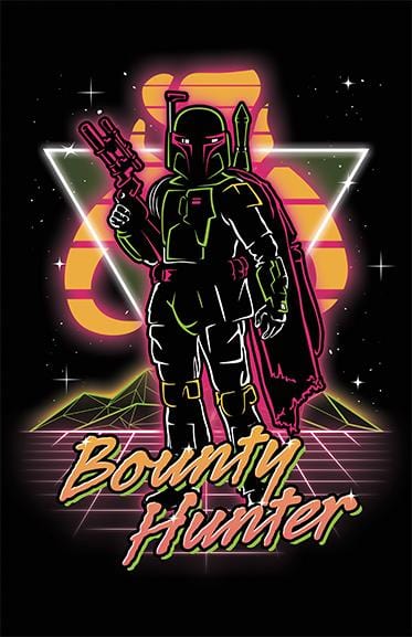 Retro Bounty Hunter Posters by Olipop - Pixel Empire
