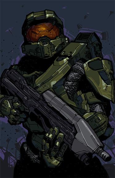 Master Chief Posters by Nikita Abakumov - Pixel Empire