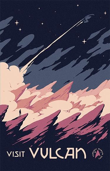 Visit Vulcan Posters by Mathiole - Pixel Empire