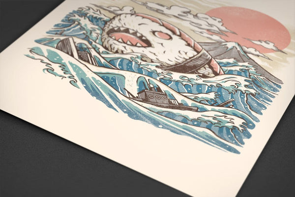 Sharkiri Sushi Posters by Ilustrata - Pixel Empire