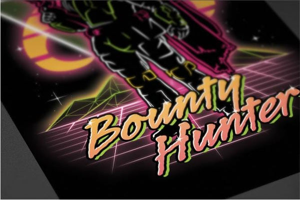 Retro Bounty Hunter Posters by Olipop - Pixel Empire