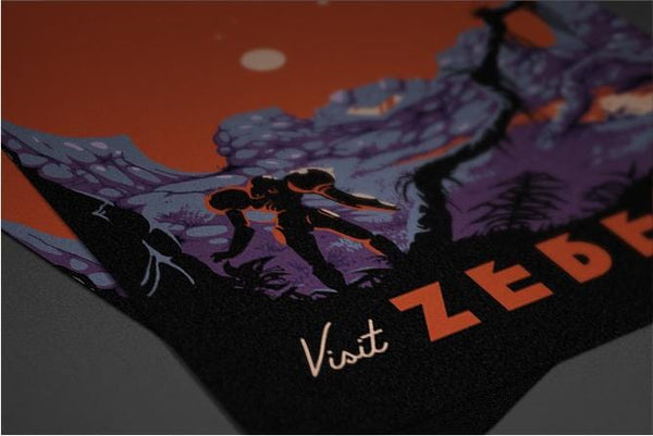 Visit Zebes Posters by Mathiole - Pixel Empire