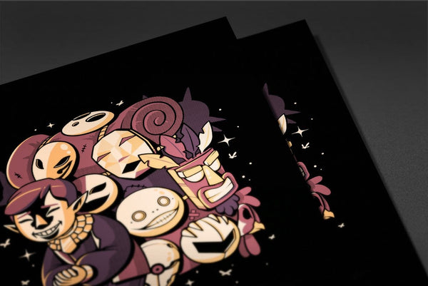 Mask Salesman Posters by Ilustrata - Pixel Empire