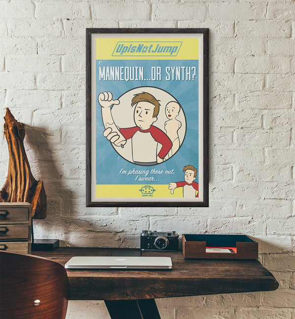 Mannequin...or Synth? Posters by UpIsNotJump - Pixel Empire