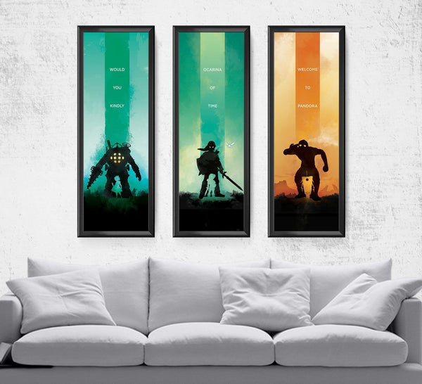 Limited Video Game Series Pick 3 Posters by Dylan West - Pixel Empire