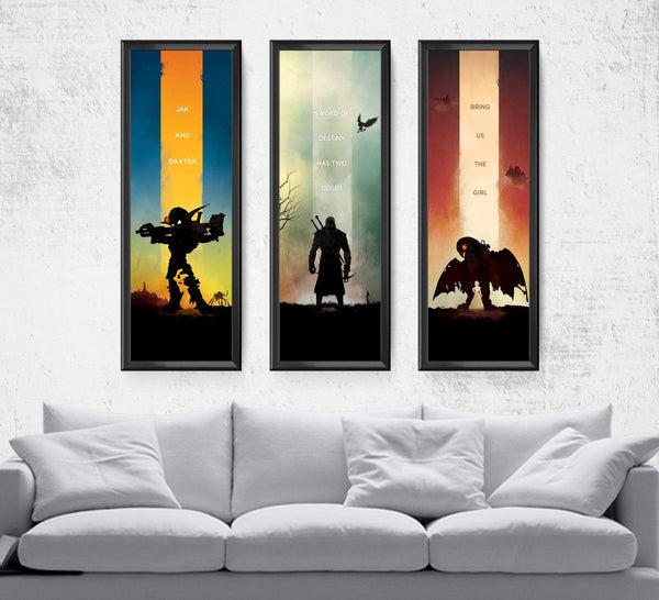 Limited Video Game Series Pick 3 Posters by Dylan West - Pixel Empire