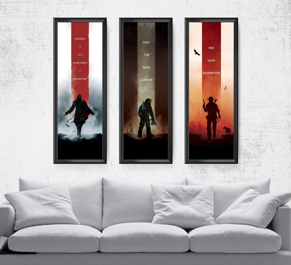 Limited Video Game Series Pick 3 Posters by Dylan West - Pixel Empire